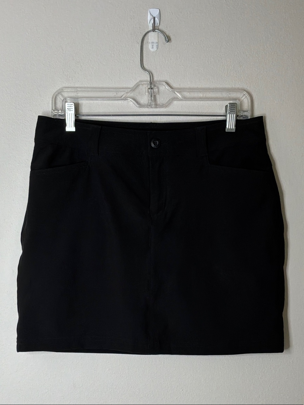 Eddie Bauer Black Athleisure Tennis Mini Skirt/Shorts Sz 6